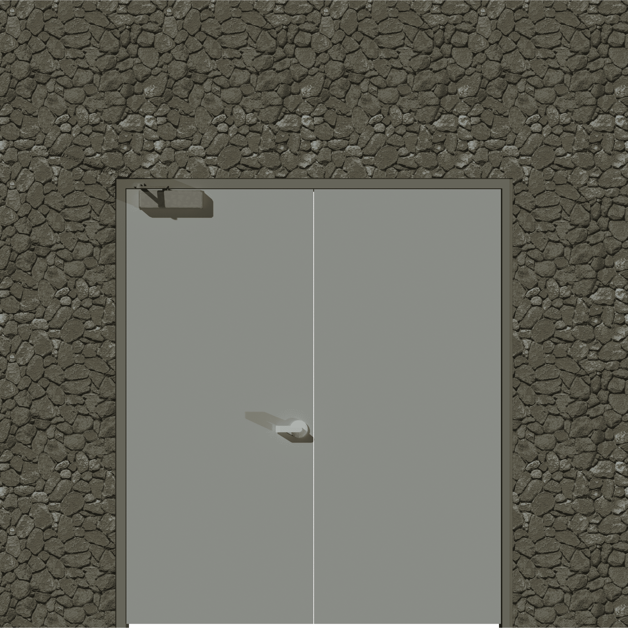 Double Flush Hollow Metal Door