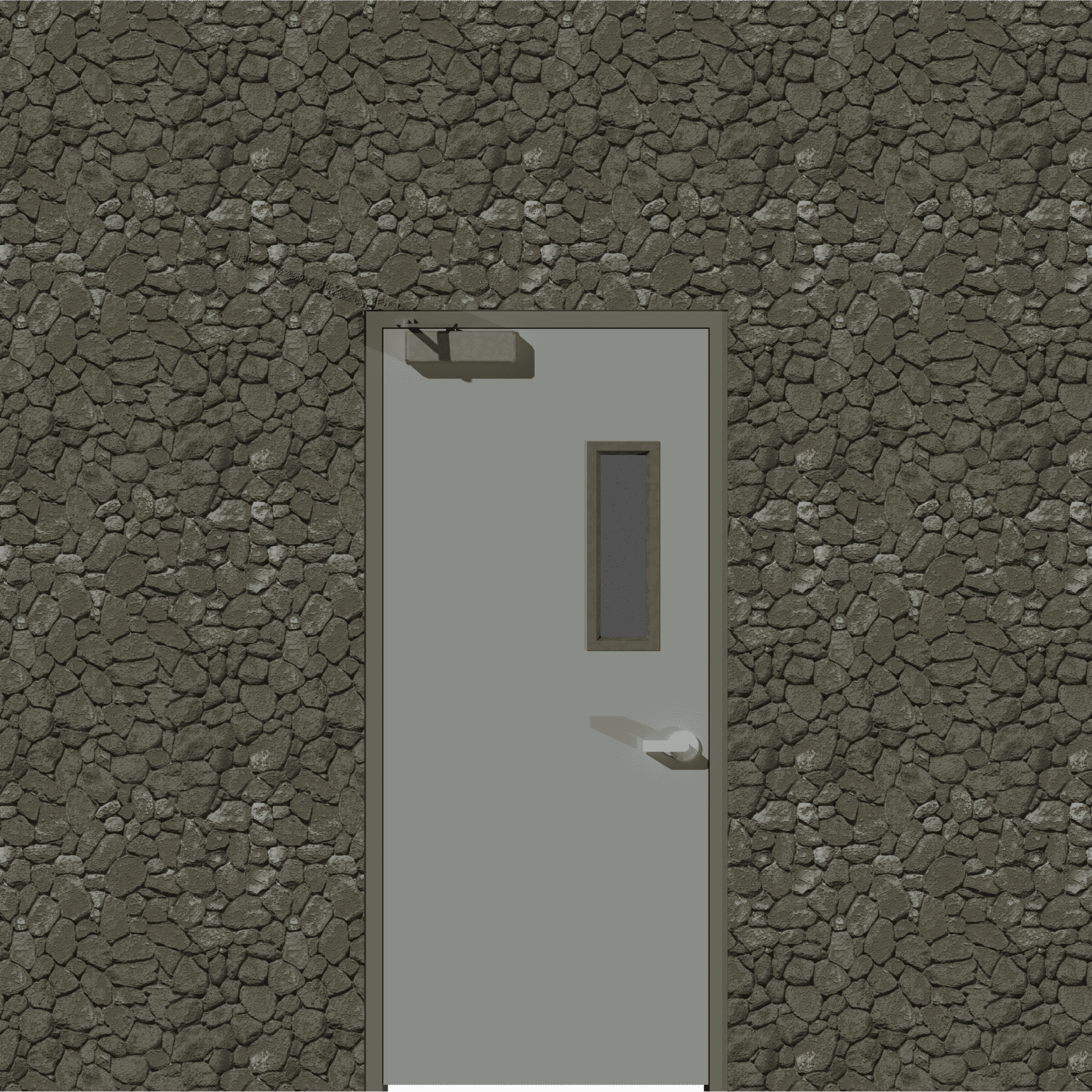 Narrow Lite Hollow Metal Door